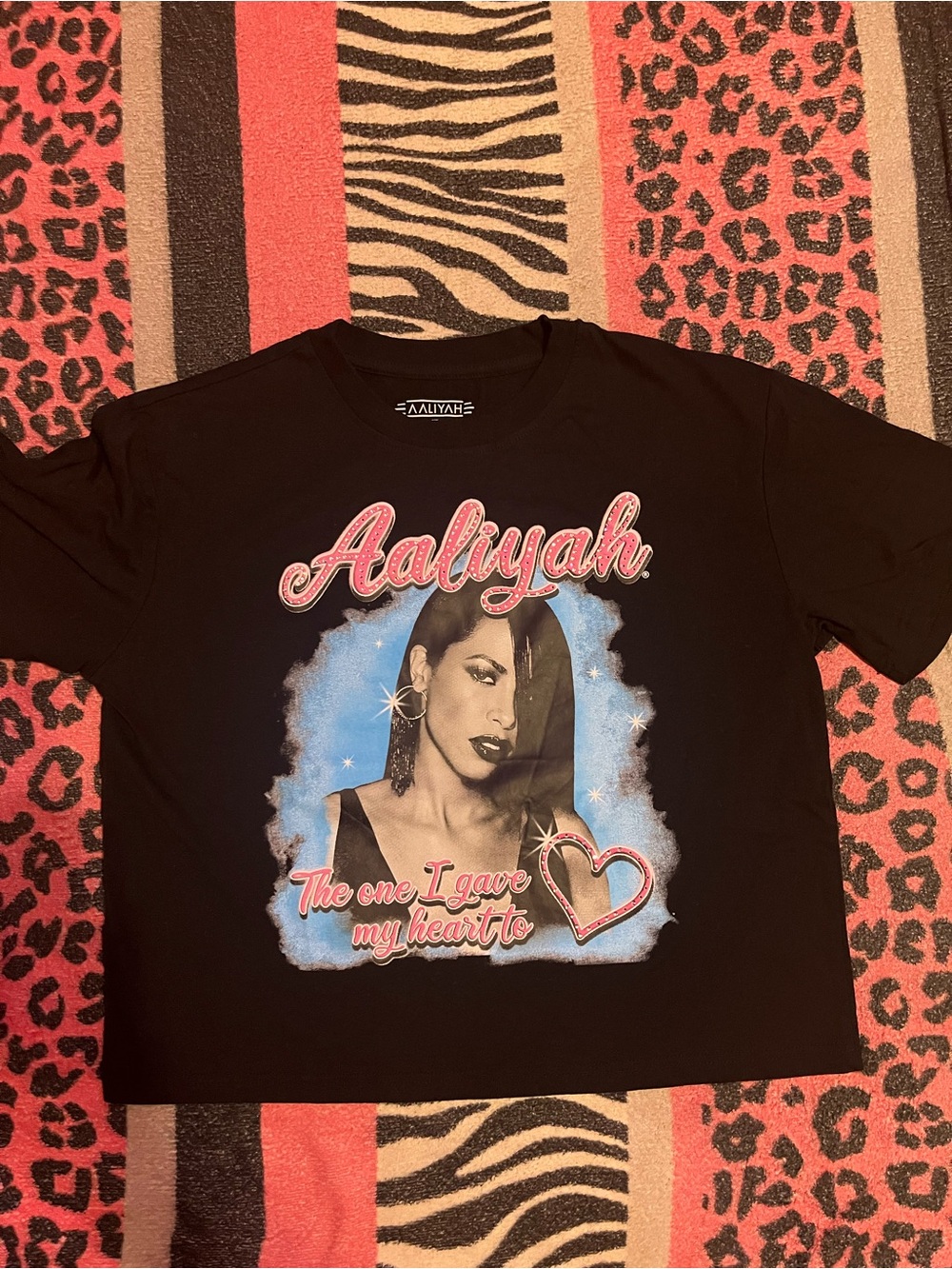 Aaliyah Dana Haughton rhinestone shirt